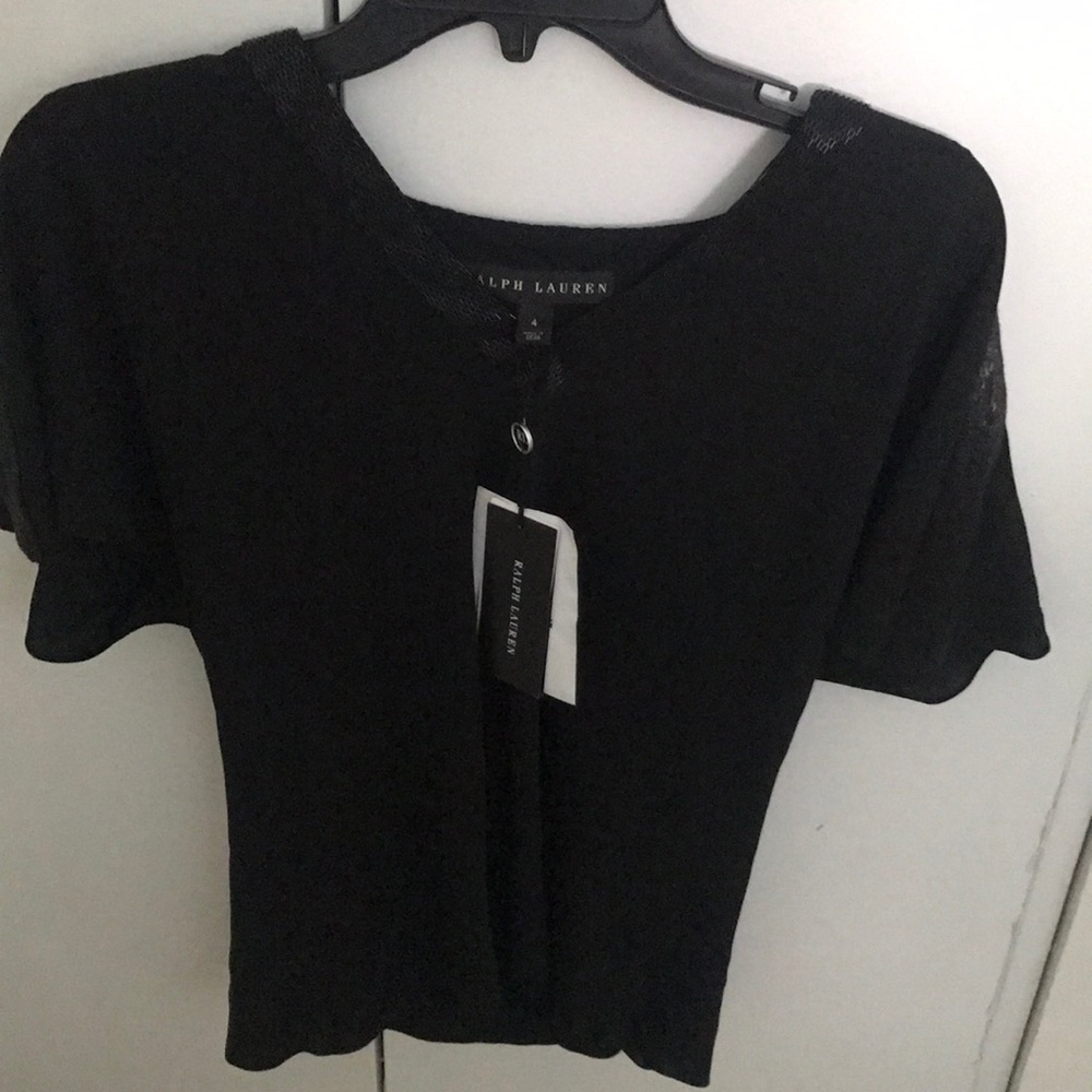Ralph Lauren black label 100% silk top